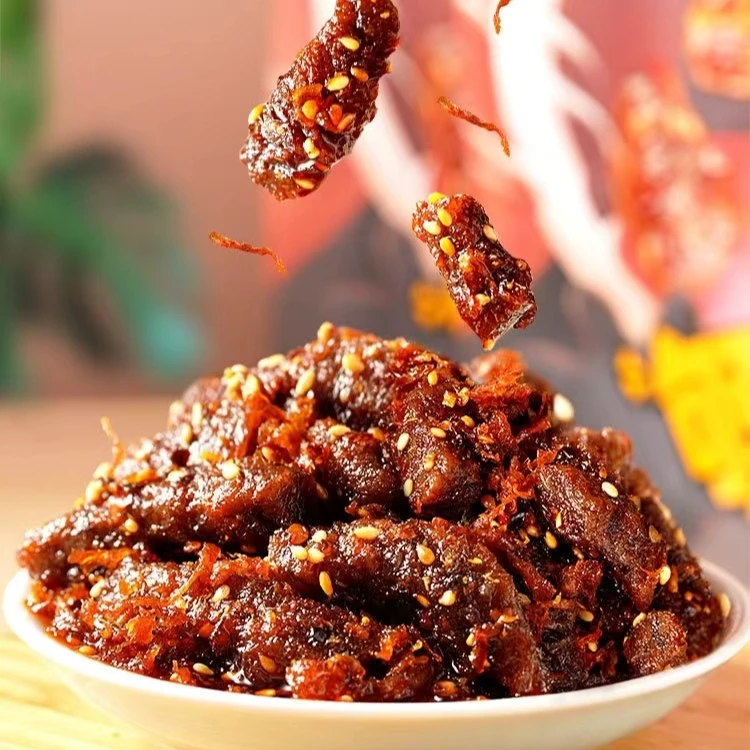 内蒙牛筋肉纯瘦肉肉多筋少牛肉口感香开袋即食内蒙特产