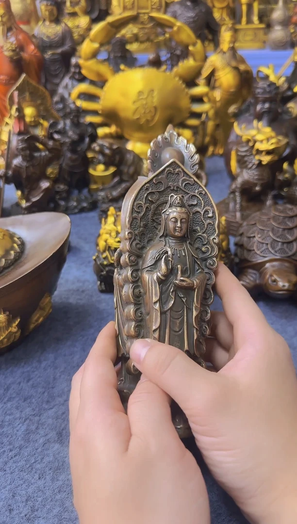 老黄黄铜摆件装饰品