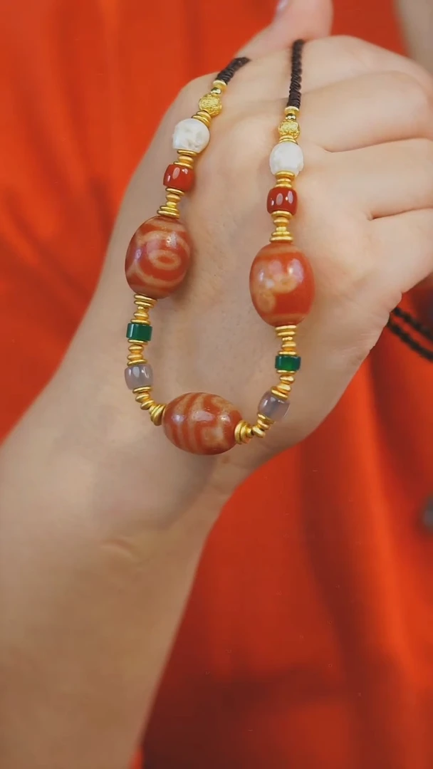 【闪购商品】玛瑙/玉髓项链未镶嵌多样性发其一