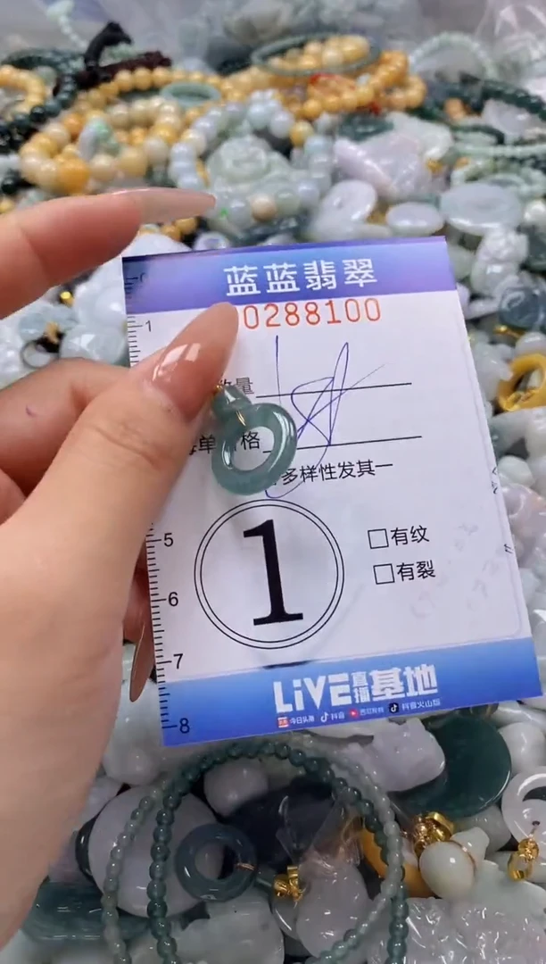 翡翠未镶嵌颈饰闪购0288090多样性发其一