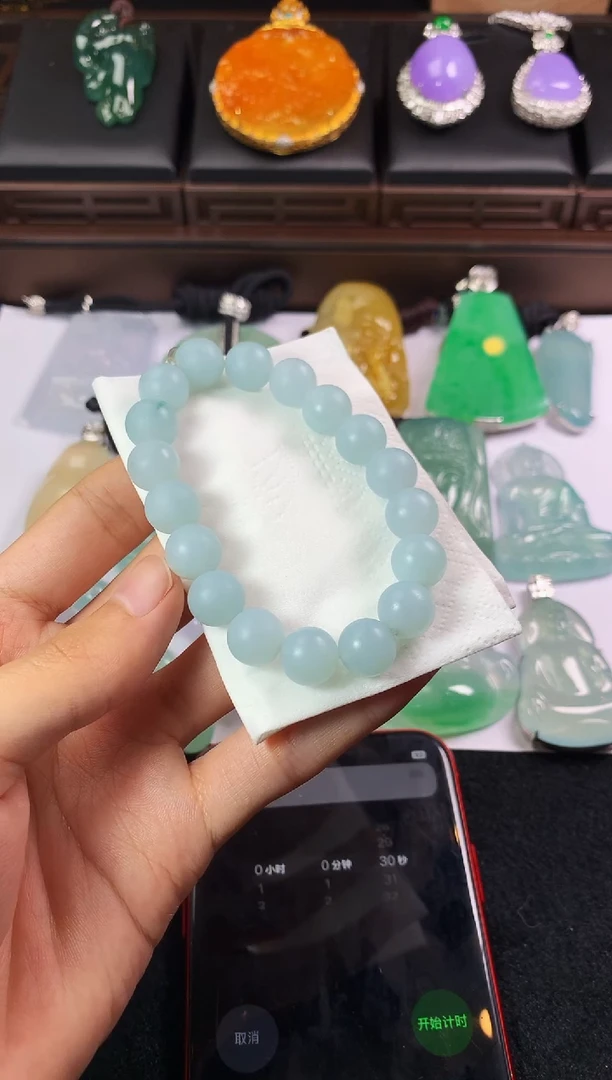 未镶嵌定制翡翠北***雪4043毛货不退不换