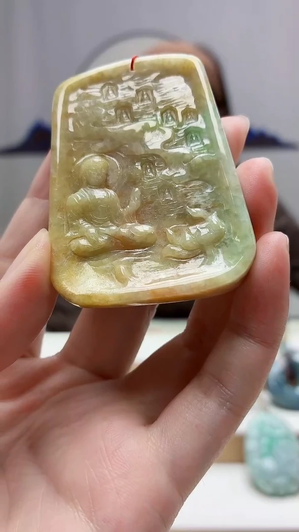 未镶嵌定制翡翠4852zm-毛货挂件9