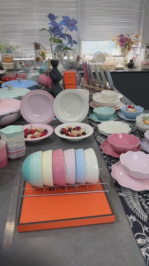 【闪购商品】瓷六色米饭碗