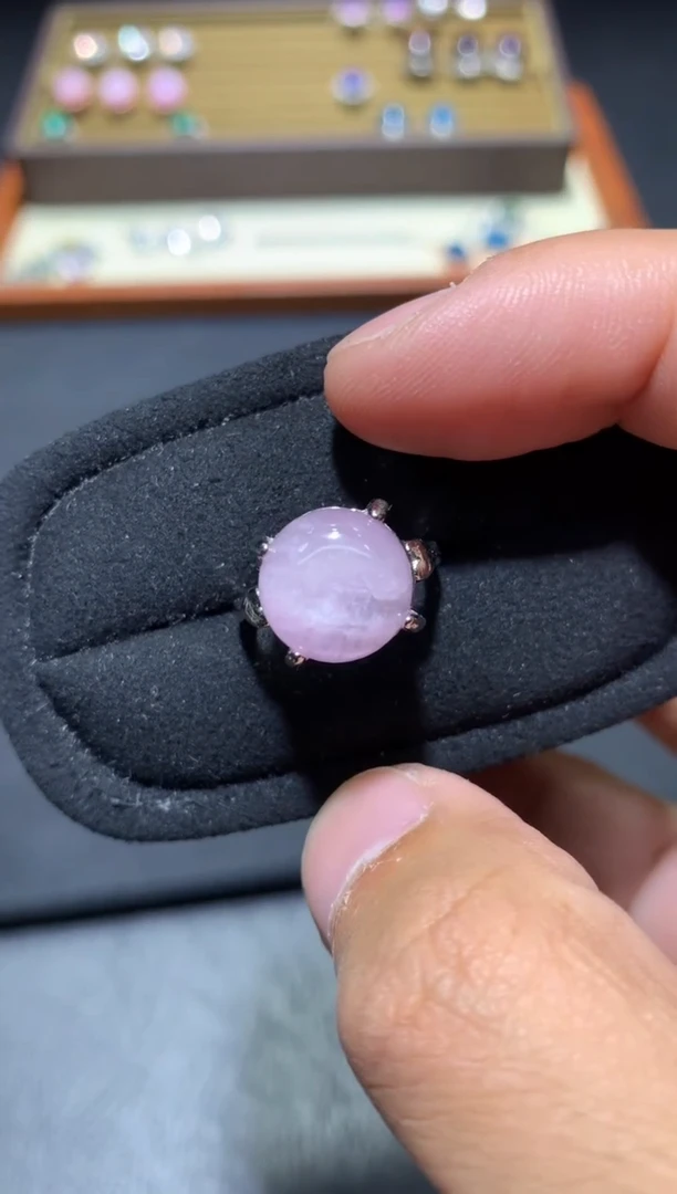 未镶嵌锂辉石戒指Y40【多样性发其一】