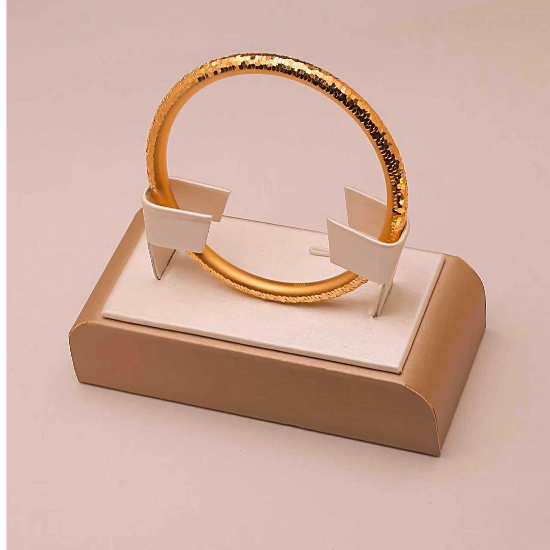 铜合金手镯 碎冰内磨砂手镯气质时尚中古