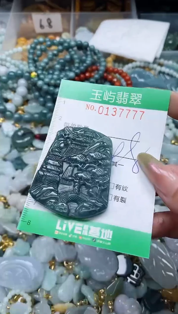 翡翠未镶嵌颈饰闪购0137777