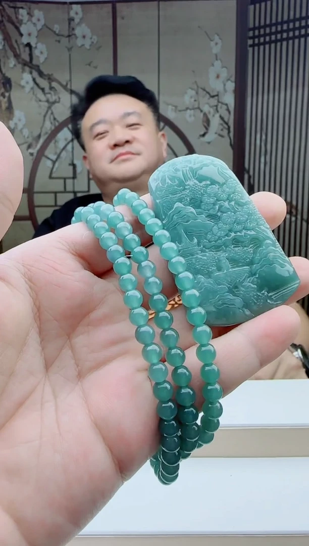 颈饰未镶嵌翡翠多样性发其一