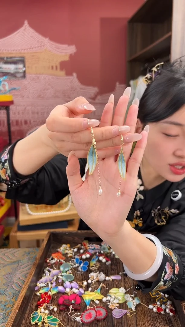 【闪购商品】刺绣苏绣世家非遗手工（耳环）