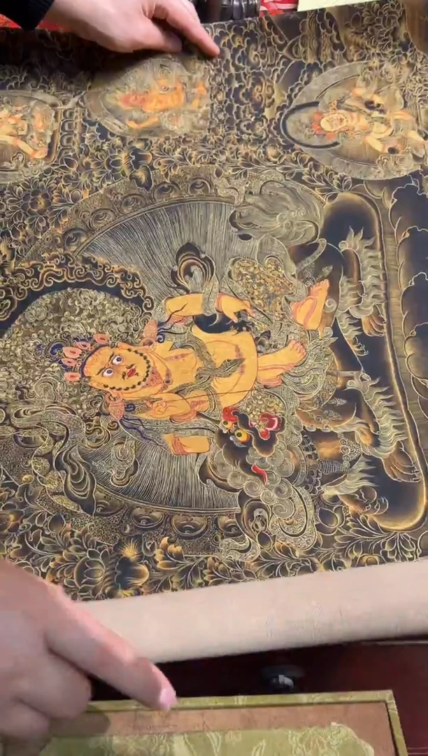 卷轴画卷轴画奥奥的唐卡