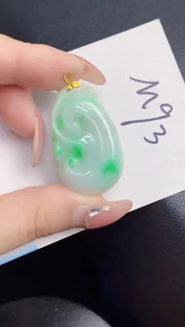 【闪购商品】翡翠颈饰18K金镶嵌000000000