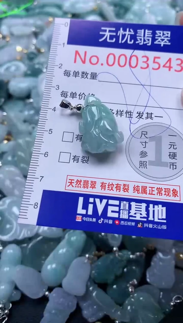 颈饰未镶嵌翡翠3543