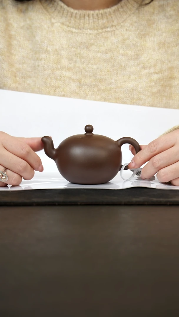 茶壶紫砂一粒珠紫泥200cc