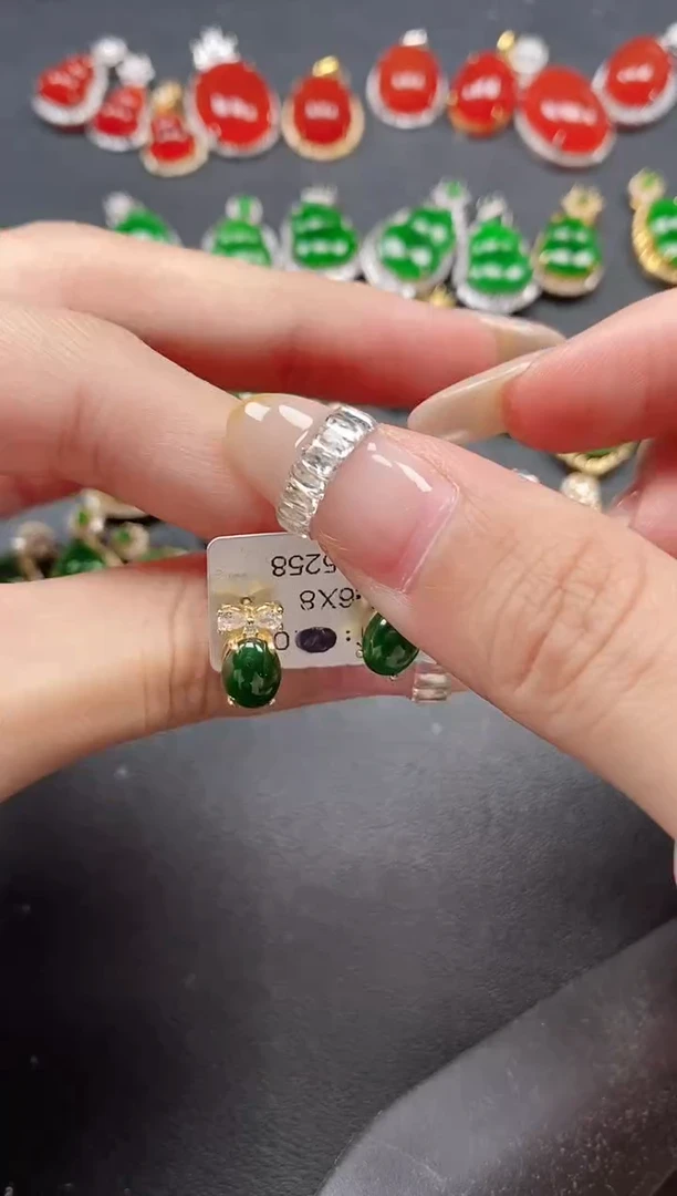 银S925镶嵌戒指翡翠51151