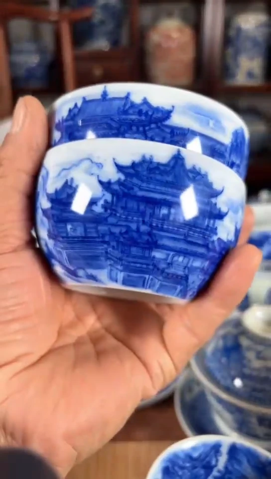 【闪购商品】杯瓷器杯子瓷器杯子两个