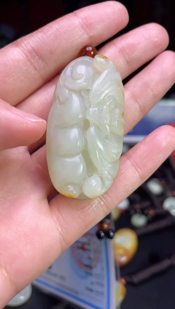 颈饰未镶嵌和田玉123