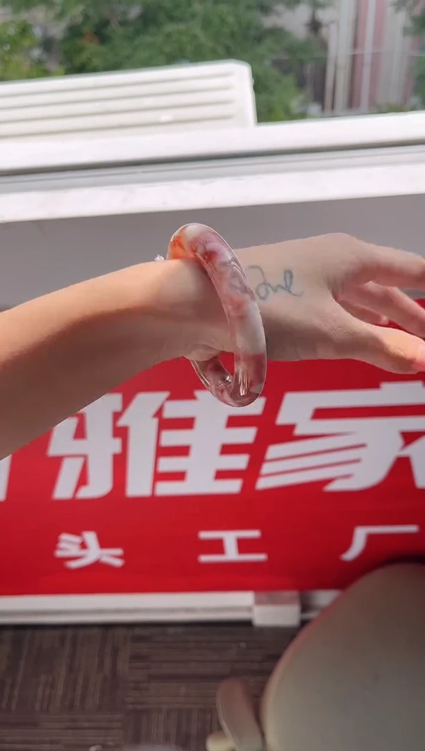 未镶嵌手镯石英质玉瑾圈口（赠品镯心）