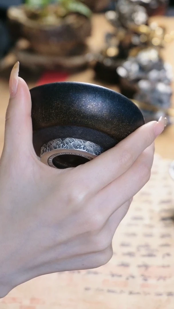 【闪购商品】镀金黑陶高货设计链接