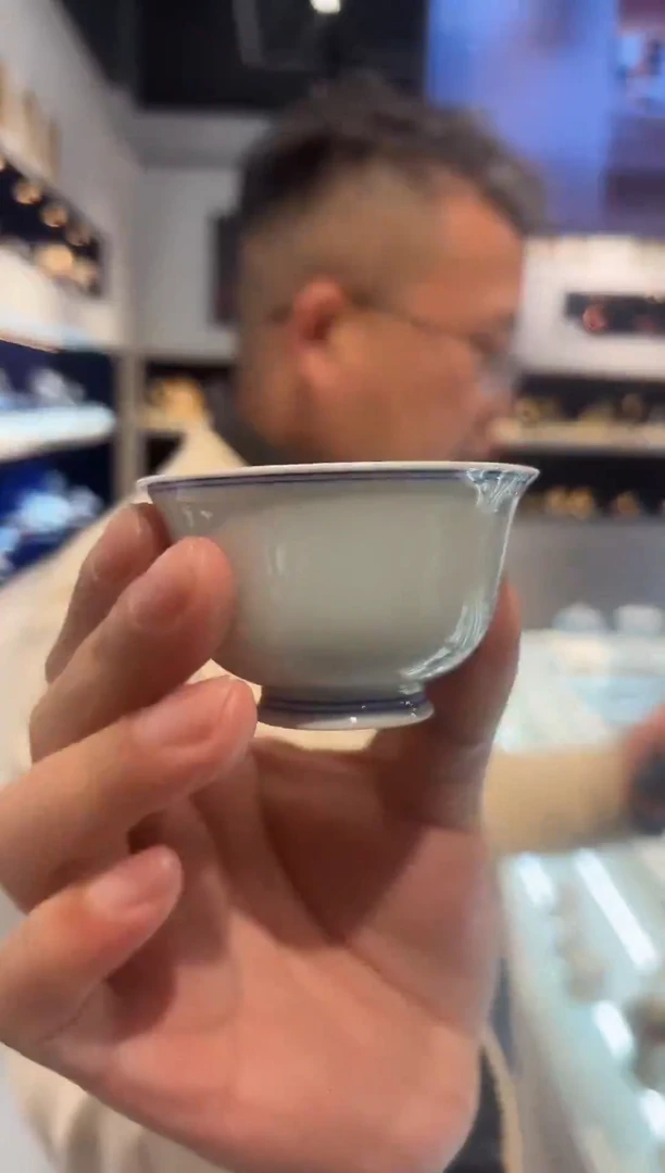 景德镇陶瓷白釉杯子