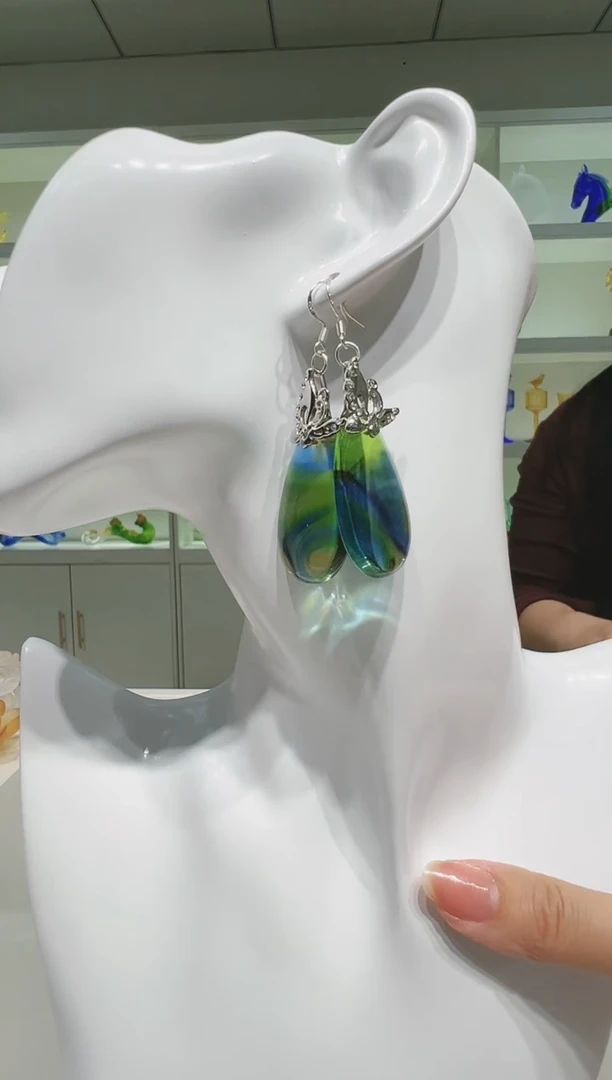 手工艺品琉璃古法琉璃一对配饰