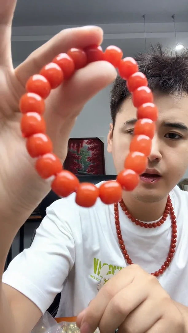 玛瑙/玉髓颈饰未镶嵌南红玛瑙手串卡10