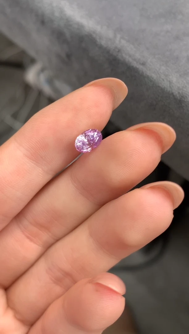 裸石蓝宝石1.52ct-无烧粉蓝宝