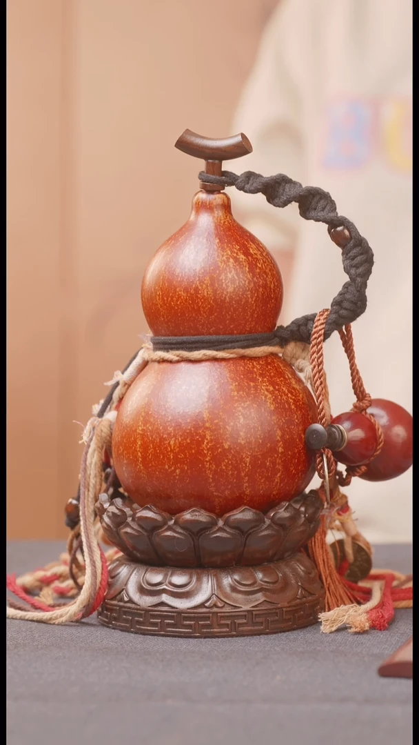 1573号链接精品大漆葫芦现货现发[一物一拍]不包含莲花底座