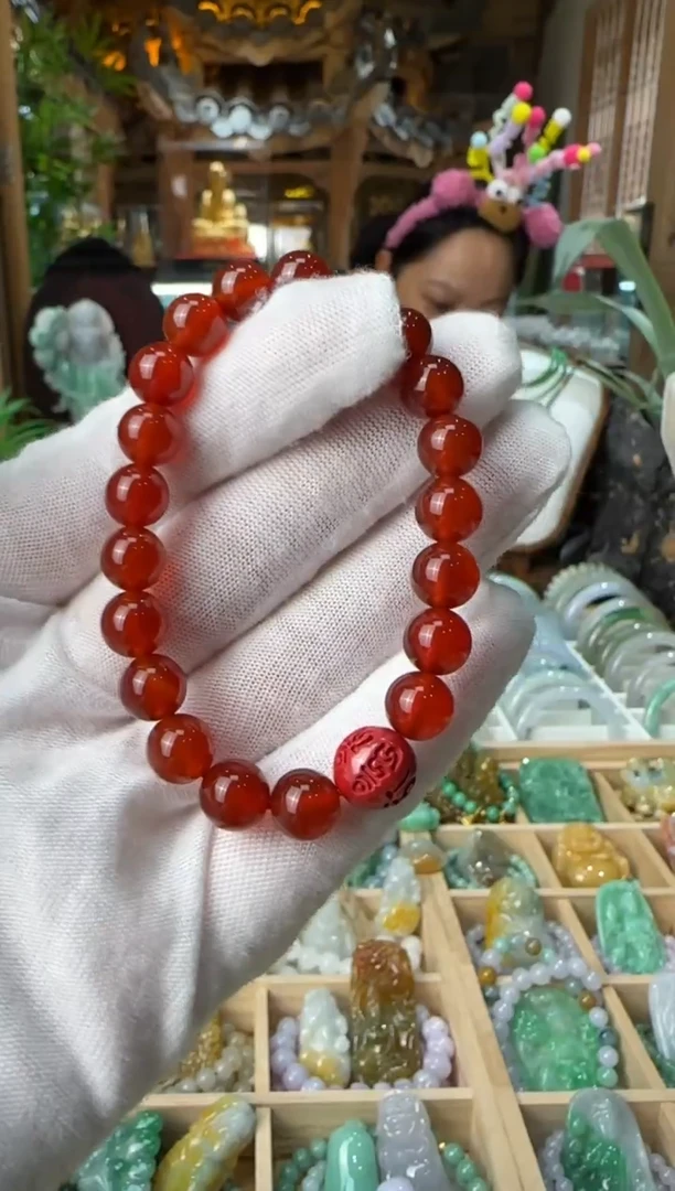 未镶嵌手链玛瑙/玉髓手串