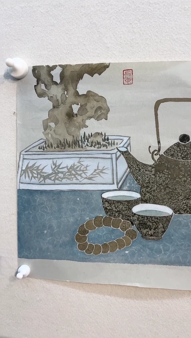 【闪购商品】国画绘画作品1平尺花鸟