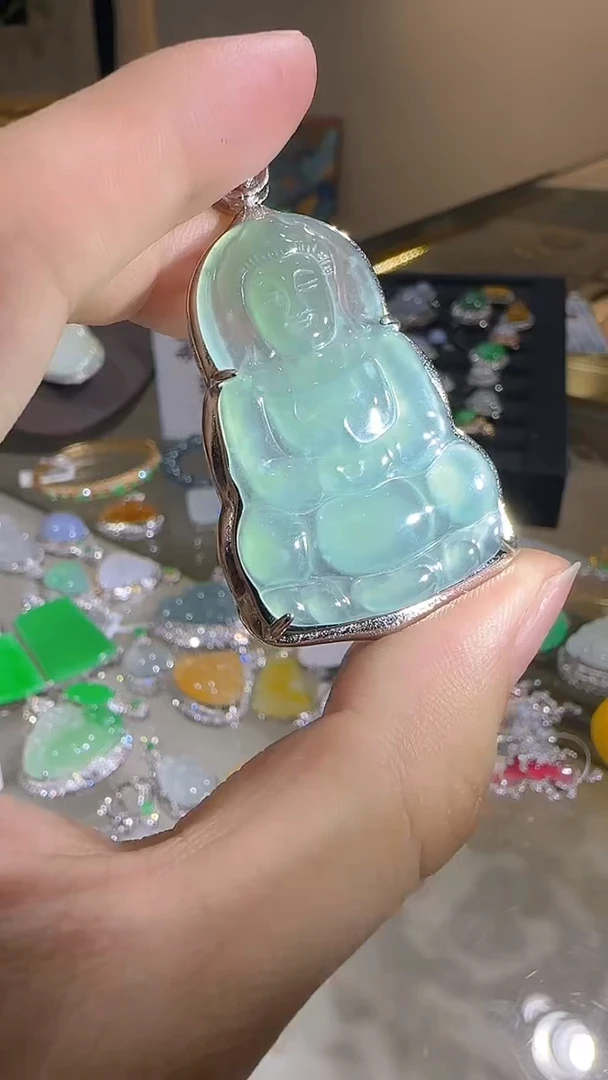 翡翠合金颈饰 天然A货翡翠（多样性发货）