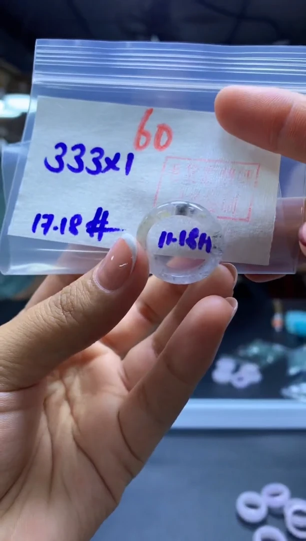 未镶嵌定制翡翠戒圈#333元-毛货需精细抛光