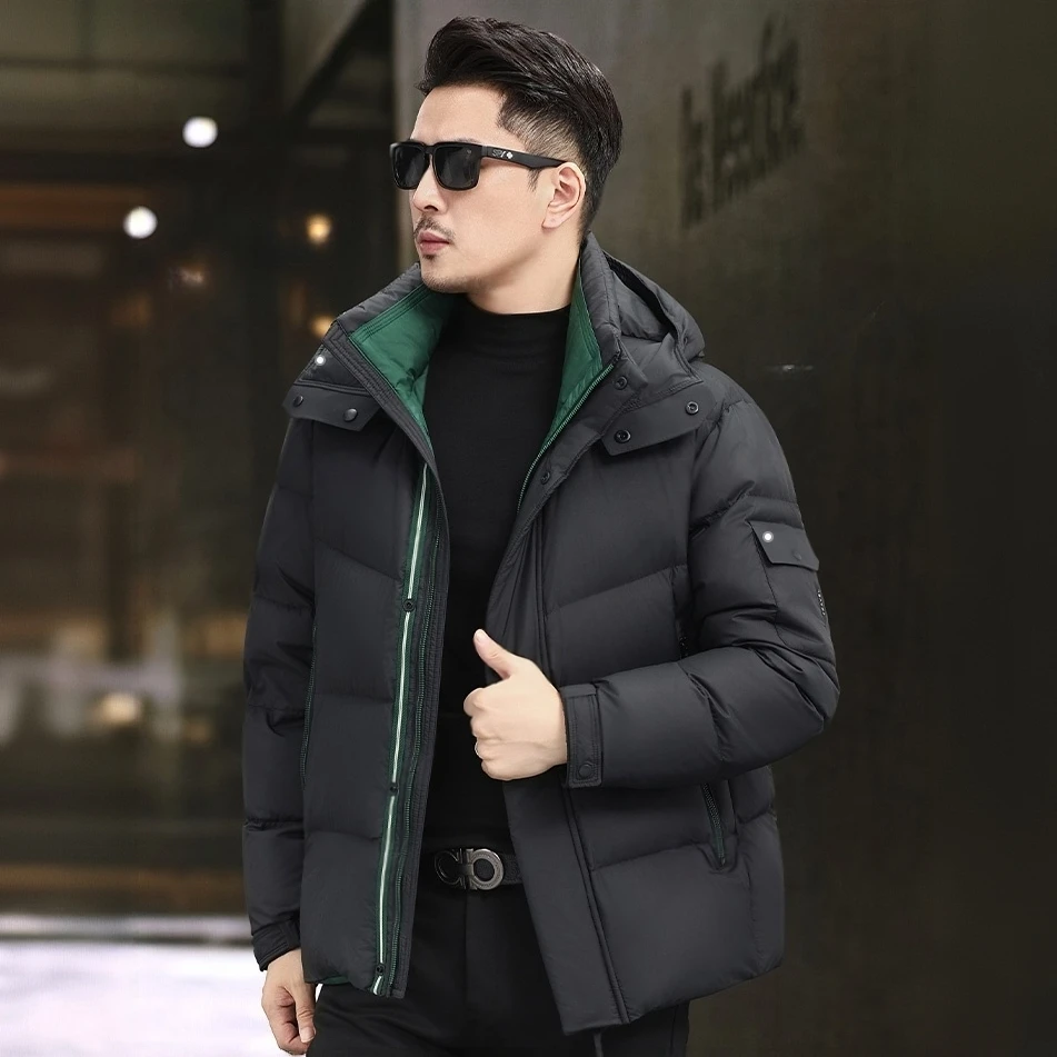 VENDAFONAT梵基弗奈冬季男士加厚时尚羽绒服保暖蓬松时尚防寒外套