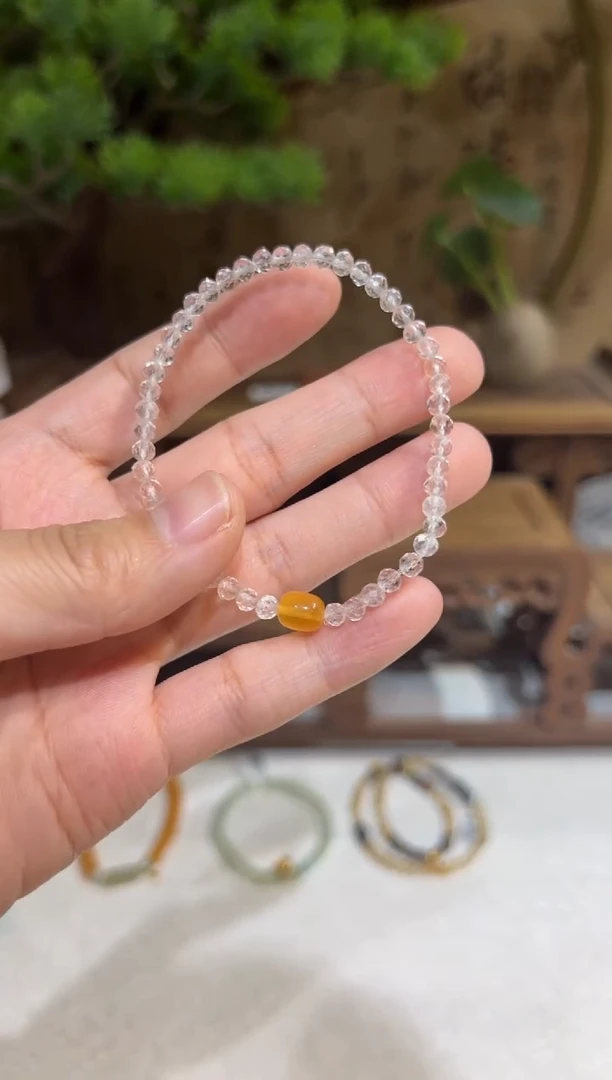 未镶嵌手链水晶手饰@@