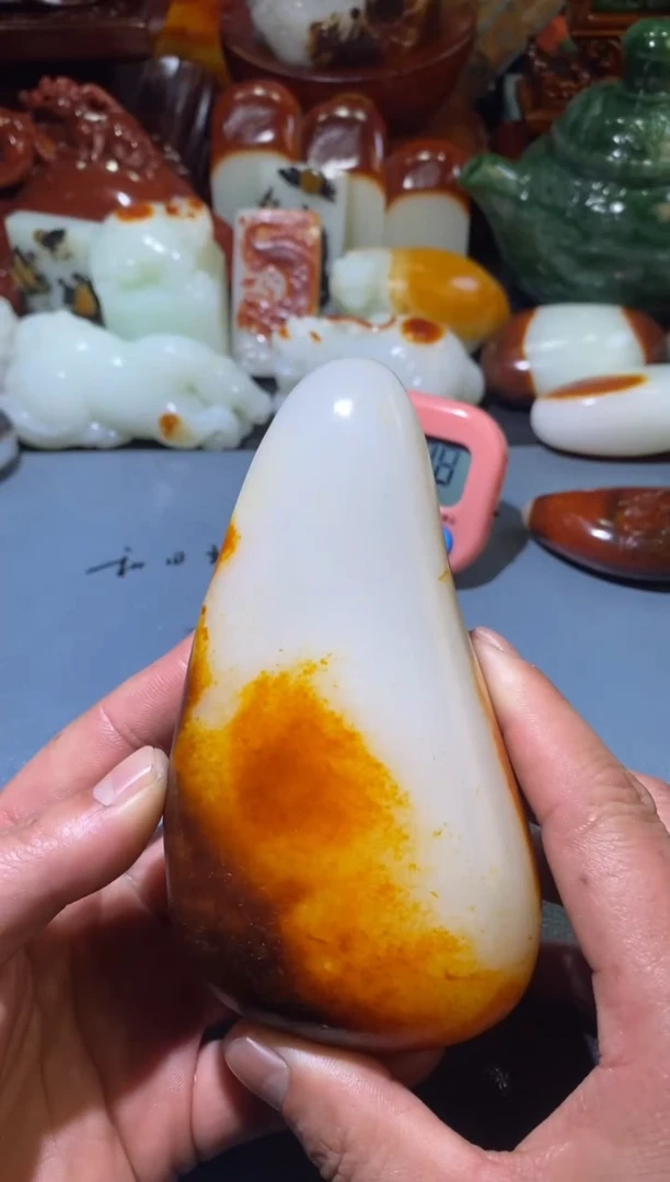 未镶嵌和田玉把件宋****，和田玉