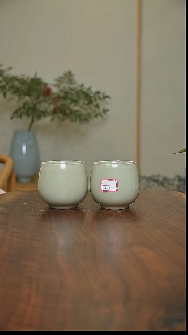 虚***者83#暖心杯 矿石釉 微瑕 桑麻款