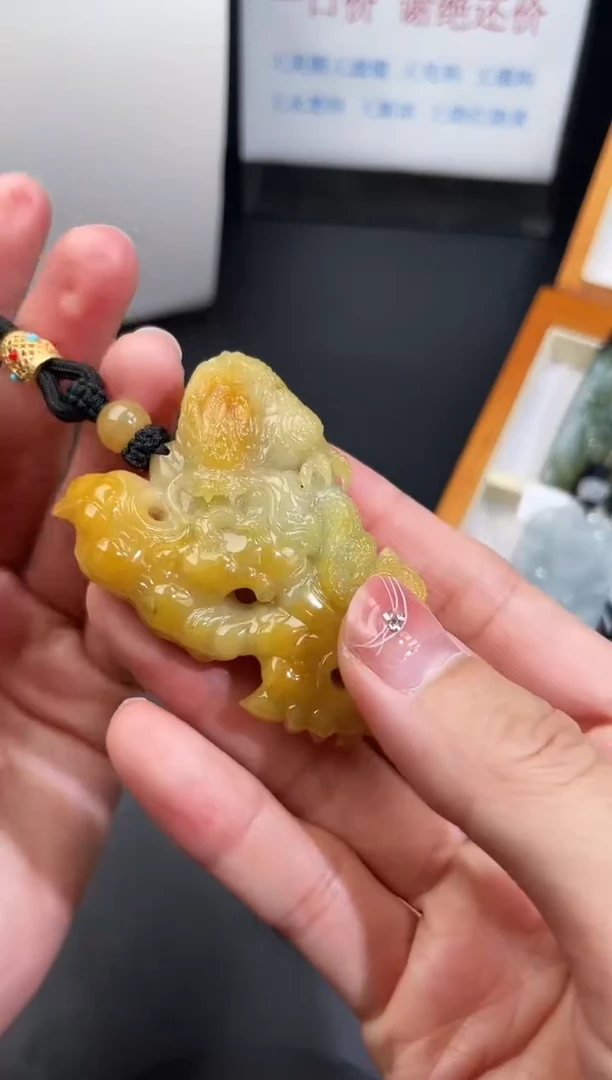 颈饰未镶嵌翡翠龙