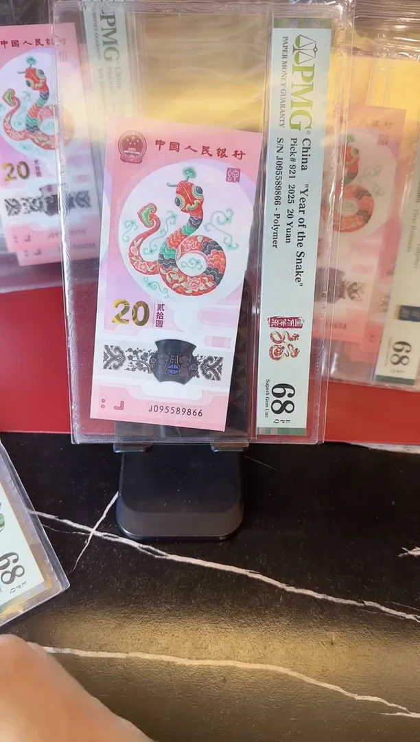 塑料2025 蛇钞 单张  095589866