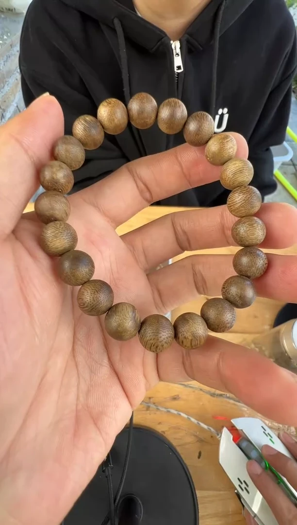 沉香沉香碎屑惠州透顶绿09圆珠单圈多样性发一