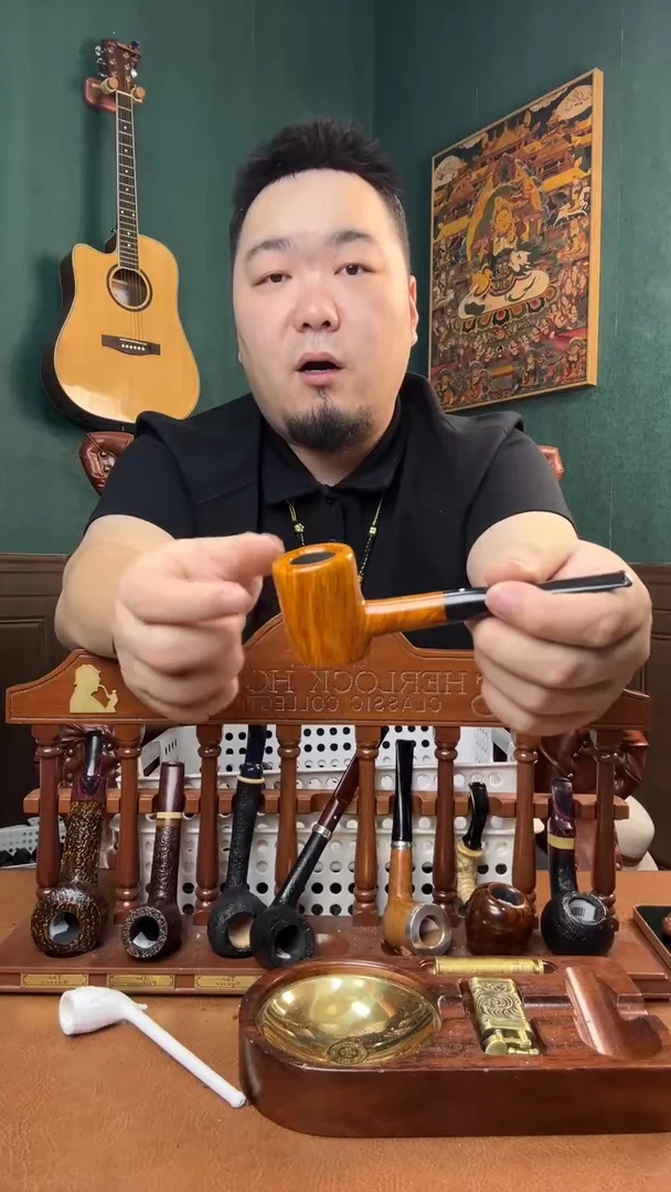 石楠木木雕款意大利进口石楠木烟斗