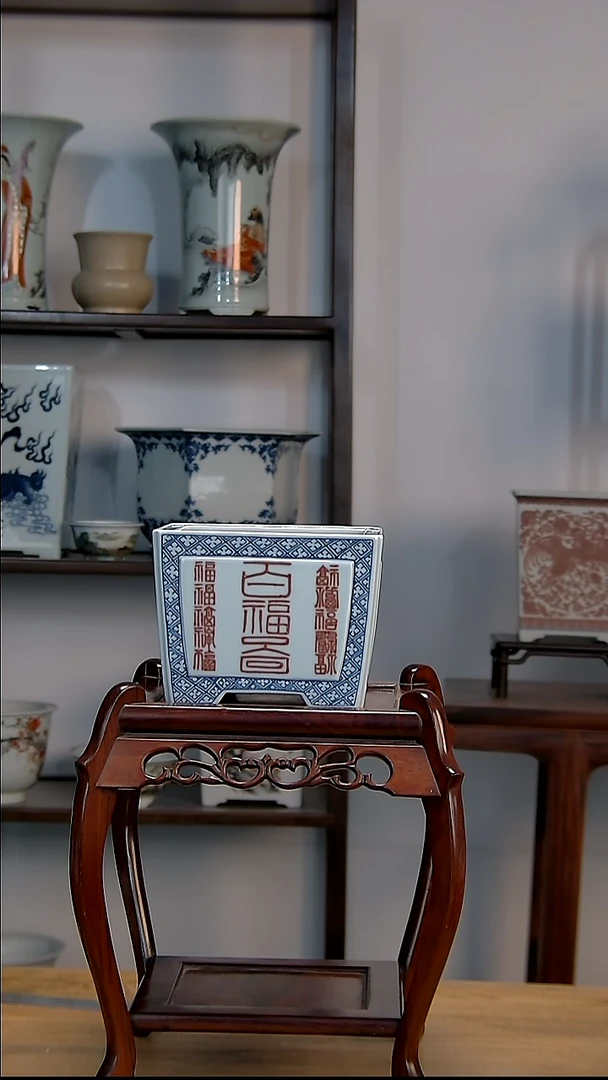 景德镇陶瓷手工花盆