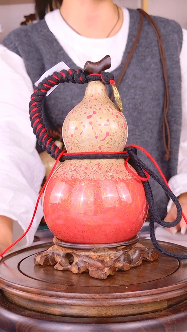 379大漆酒葫芦一物一拍 真葫芦真大漆