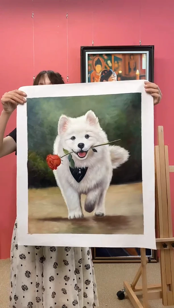 油画冰**心 尺寸50*60画芯（不含框）