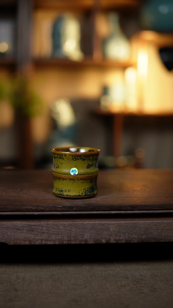 【闪购商品】杯茶叶沫釉竹节杯66