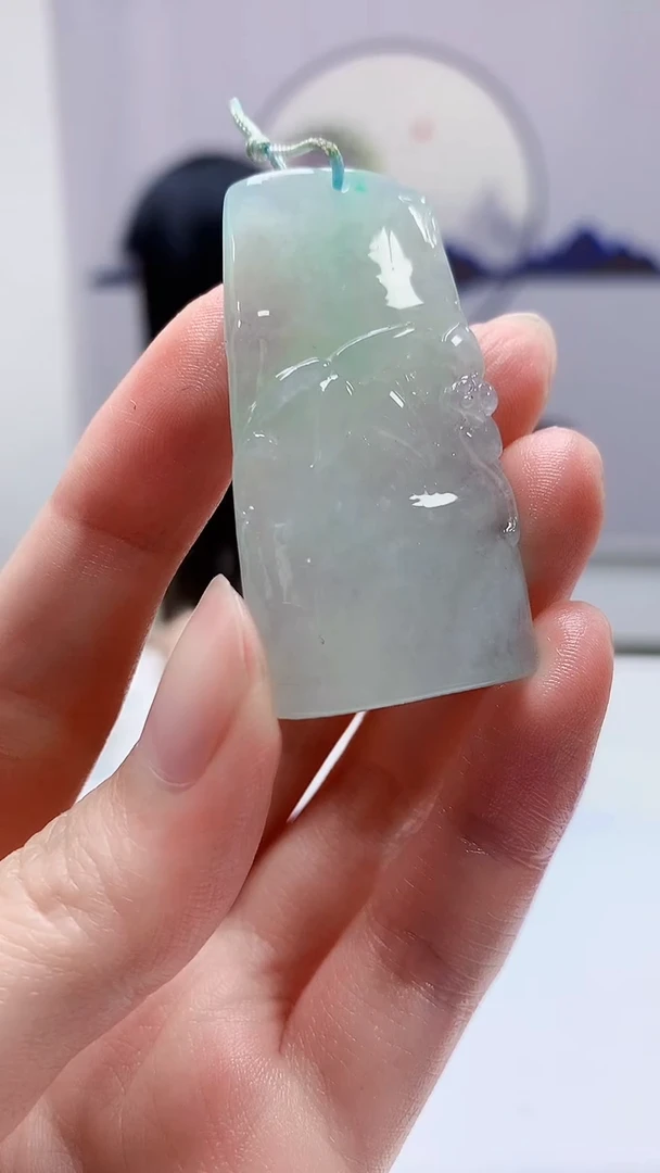 【闪购商品】定制翡翠未镶嵌0405zm-毛货挂件竹节61