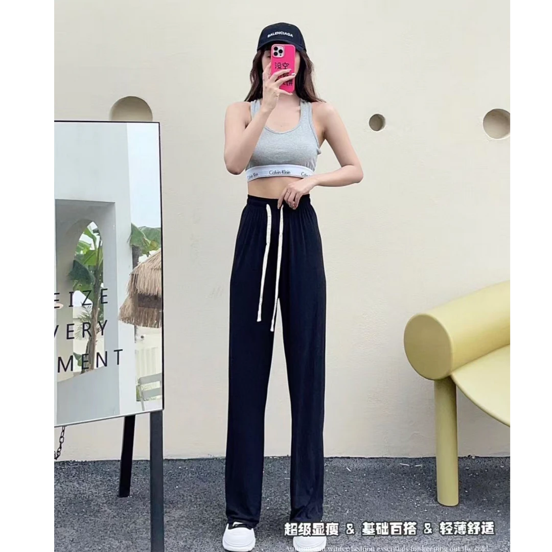 K84  冰感裤时尚抽绳款