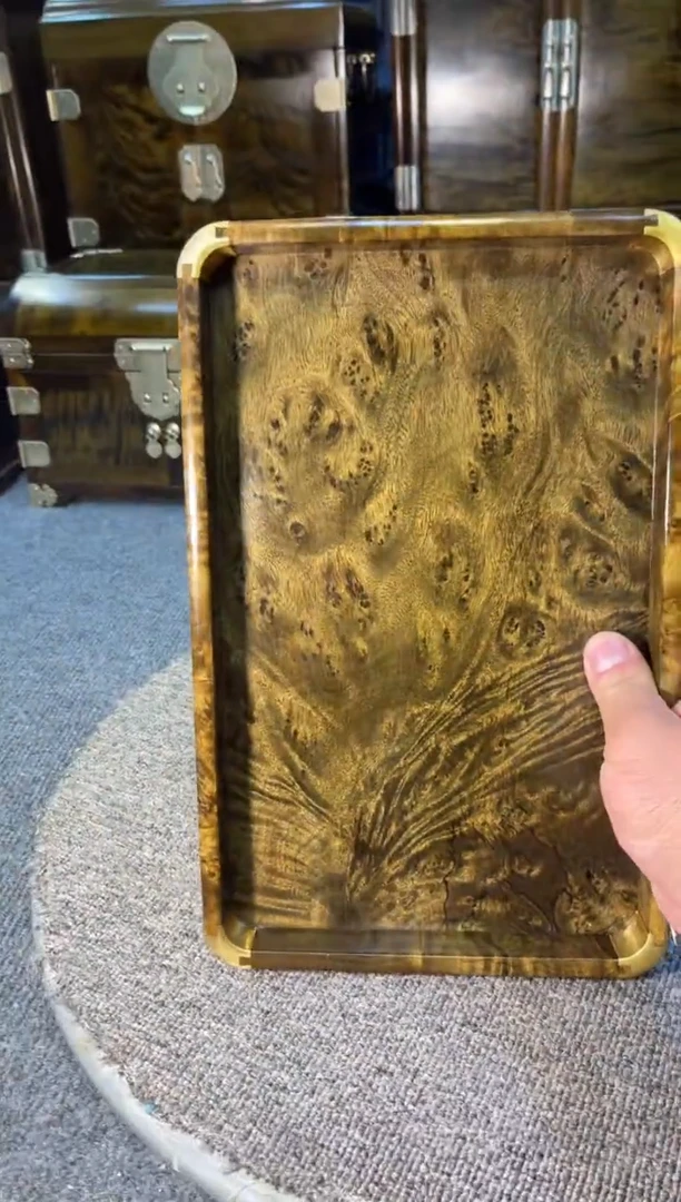 【闪购商品】乌木类成套家具托盘   8