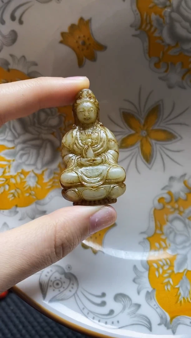 瓷片瓷片 瓷器 摆件1个