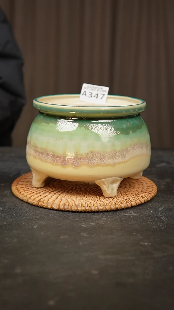 【闪购商品】瓷片景德镇手工陶瓷花盆