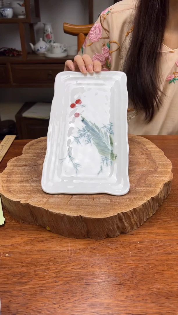 【闪购商品】瓷片景德镇陶瓷手工手绘釉中彩（食品级）