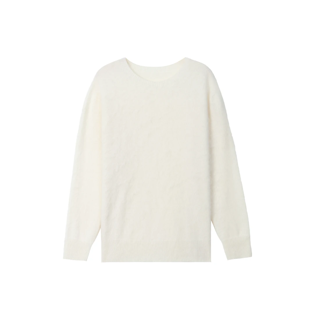 蚕丝羊绒拉绒 女士无缝打底衫