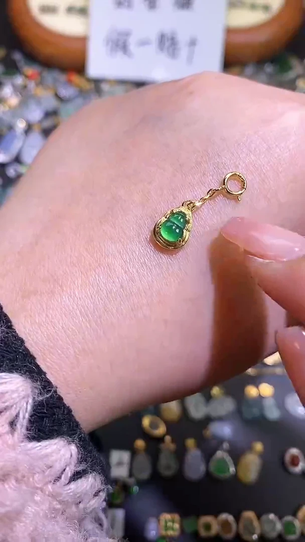 【闪购商品】翡翠吊坠(不含链)银S925镶嵌1